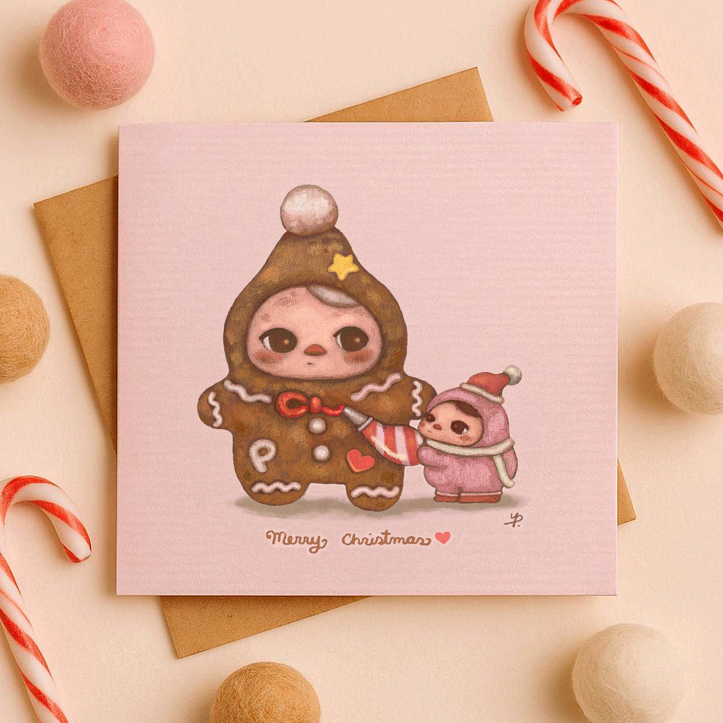 X'mas card - Gingerbread man